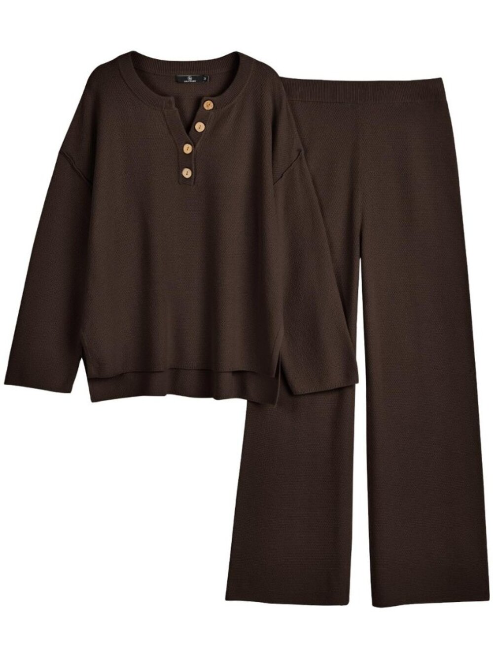 Women's 2 Piece Oversized Slouchy Matching Lounge Sets - Picture 7 of 8